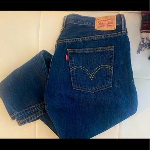 Levi 501c High Waisted